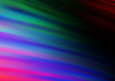 Dark Multicolor, Rainbow vector abstract blurred pattern. イラスト素材