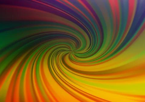 Dark Multicolor, Rainbow vector abstract blurred template. Illustrazione stock