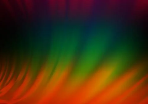 Dark Multicolor, Rainbow vector abstract blurred pattern. イラスト素材