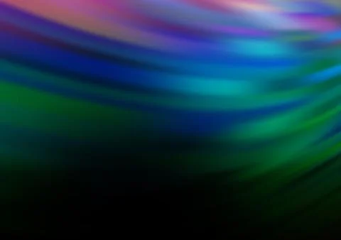 Dark Multicolor, Rainbow vector abstract blurred pattern. 스톡 일러스트