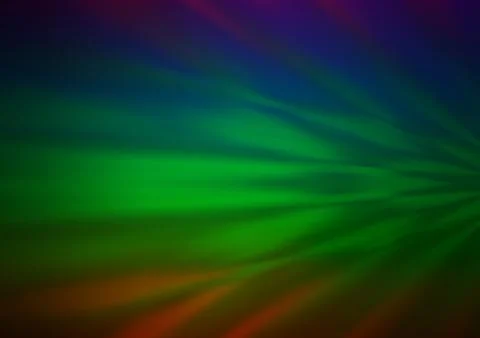 Dark Multicolor, Rainbow vector abstract bokeh pattern. Stock Illustration