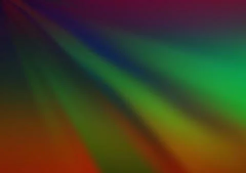 Dark Multicolor, Rainbow vector abstract background. Stock Illustration