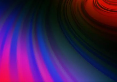 Dark Multicolor, Rainbow vector abstract bokeh pattern. 스톡 일러스트