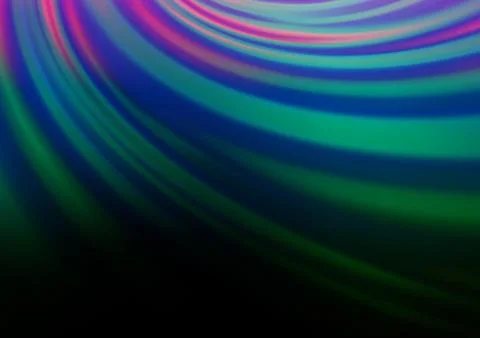 Dark Multicolor, Rainbow vector abstract blurred template. Illustrazione stock