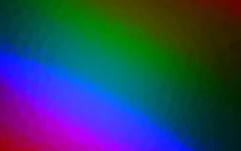 Dark Multicolor, Rainbow vector abstract mosaic pattern. Stock Illustration