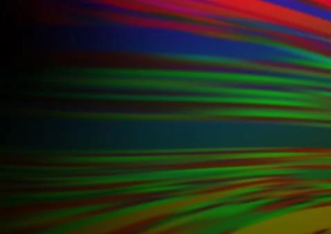 Dark Multicolor, Rainbow vector abstract bokeh pattern. 스톡 일러스트