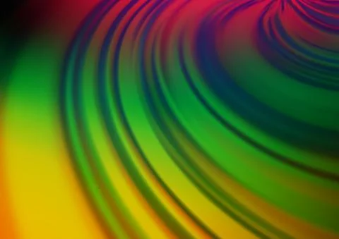 Dark Multicolor, Rainbow vector abstract bokeh pattern. 스톡 일러스트