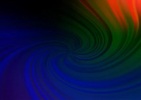 Dark Multicolor, Rainbow vector abstract blurred pattern. Illustrazione stock