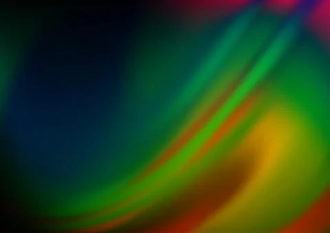 Dark Multicolor, Rainbow vector abstract bokeh pattern. イラスト素材