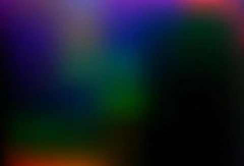 Dark Multicolor, Rainbow vector abstract blurred pattern. Stock Illustration
