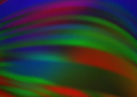 Dark Multicolor, Rainbow vector abstract blurred pattern. イラスト素材