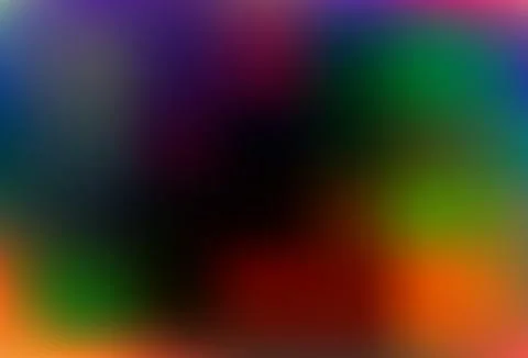 Dark Multicolor, Rainbow vector abstract bokeh pattern. Illustrazione stock