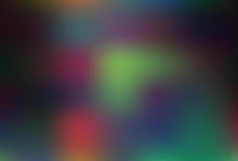 Dark Multicolor, Rainbow vector abstract bokeh pattern. Illustrazione stock