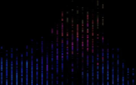 Dark Multicolor, Rainbow vector backdrop with long lines. Stock-Illustration