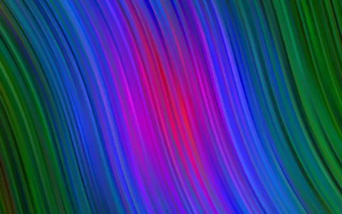 Dark Multicolor, Rainbow vector background with liquid shapes. Illustrazione stock