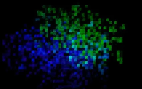 Dark Multicolor, Rainbow vector background with rectangles. Stock Illustration