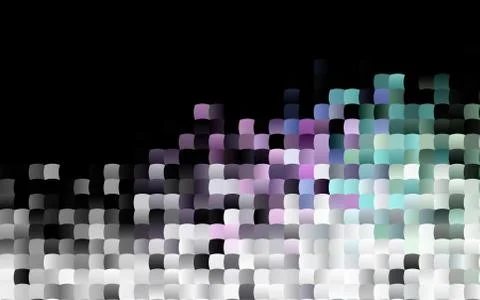 Dark Multicolor, Rainbow vector background with rectangles. イラスト素材