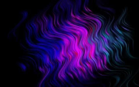 Dark Multicolor, Rainbow vector background with bubble shapes. 스톡 일러스트