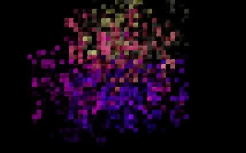 Dark Multicolor, Rainbow vector background with rectangles. イラスト素材