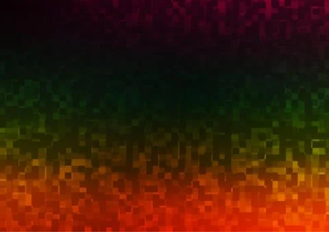 Dark Multicolor, Rainbow vector background with rectangles. Stock Illustration