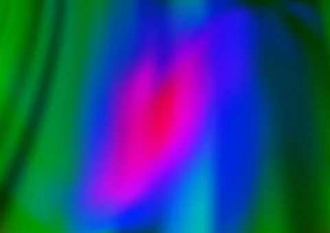 Dark Multicolor, Rainbow vector background with bent lines. Stockillustratie