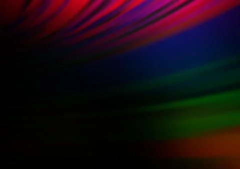 Dark Multicolor, Rainbow vector blur pattern. 스톡 일러스트