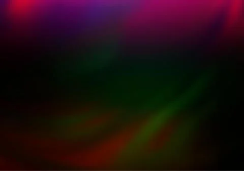 Dark Multicolor, Rainbow vector blur pattern. 库存插图