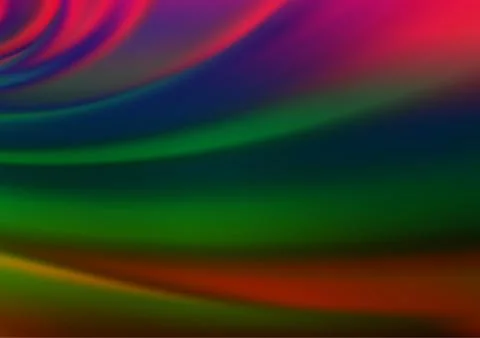 Dark Multicolor, Rainbow vector blur pattern. 스톡 일러스트