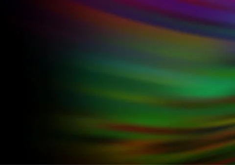 Dark Multicolor, Rainbow vector blur pattern. Stockillustratie