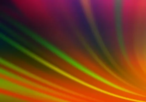 Dark Multicolor, Rainbow vector blur pattern. Illustrazione stock