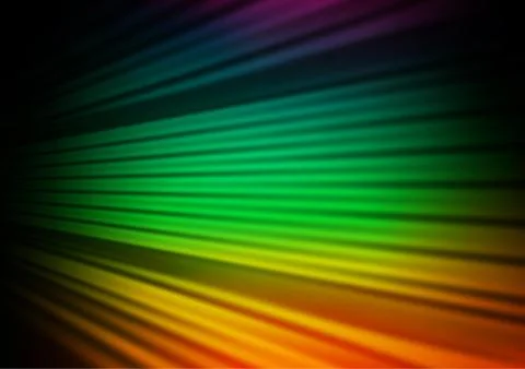 Dark Multicolor, Rainbow vector blur pattern. イラスト素材