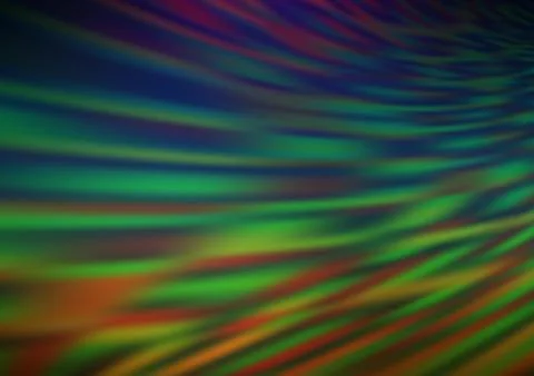 Dark Multicolor, Rainbow vector blur pattern. Illustrazione stock