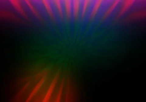 Dark Multicolor, Rainbow vector blur pattern. Stockillustratie