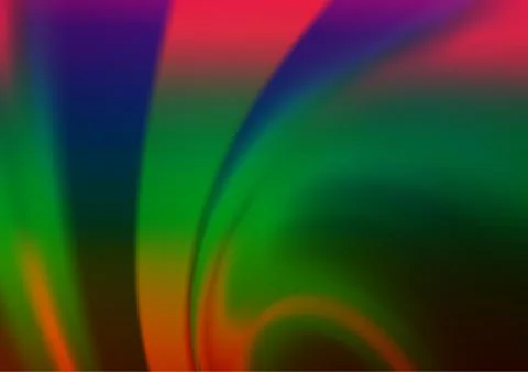 Dark Multicolor, Rainbow vector blur pattern. Stock Illustration