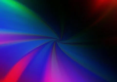 Dark Multicolor, Rainbow vector blur pattern. Stock Illustration