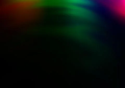 Dark Multicolor, Rainbow vector blur pattern. Illustrazione stock