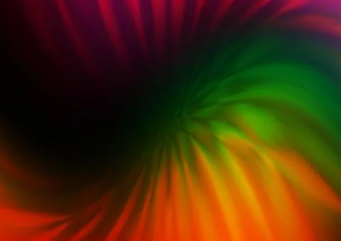 Dark Multicolor, Rainbow vector blur pattern. 스톡 일러스트