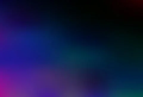 Dark Multicolor, Rainbow vector blur pattern. Stock Illustration