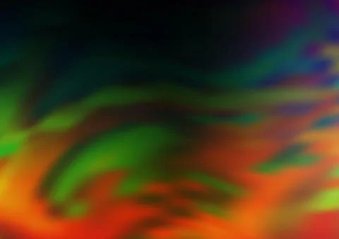 Dark Multicolor, Rainbow vector blurred bright pattern. Illustrazione stock
