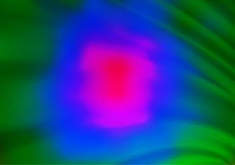 Dark Multicolor, Rainbow vector blurred shine abstract pattern. Stock Illustration