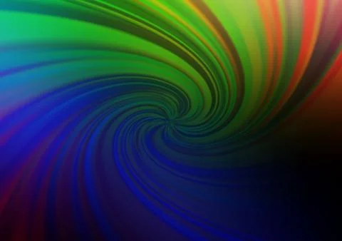 Dark Multicolor, Rainbow vector blurred bright pattern. Stock Illustration