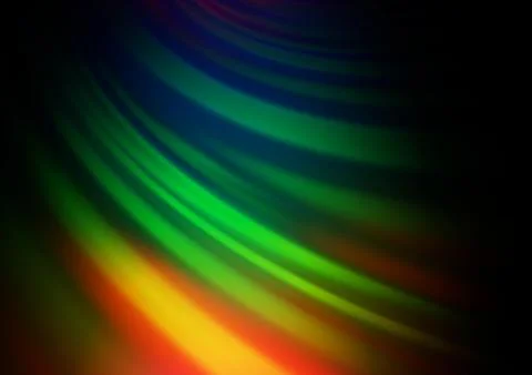 Dark Multicolor, Rainbow vector blurred shine abstract pattern. Stockillustratie