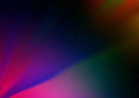 Dark Multicolor, Rainbow vector blurred bright template. Stock Illustration
