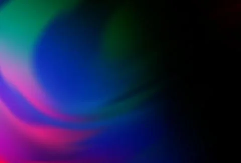 Dark Multicolor, Rainbow vector blurred pattern. イラスト素材