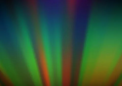Dark Multicolor, Rainbow vector blurred bright pattern. Illustrazione stock