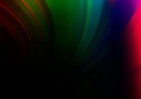 Dark Multicolor, Rainbow vector blurred and colored template. Illustrazione stock