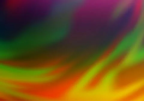 Dark Multicolor, Rainbow vector blurred bright pattern. 스톡 일러스트