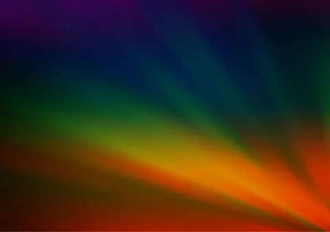 Dark Multicolor, Rainbow vector blurred bright pattern. Stock Illustration