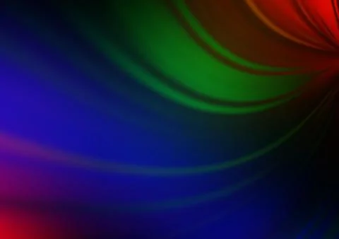 Dark Multicolor, Rainbow vector blurred shine abstract pattern. Illustrazione stock