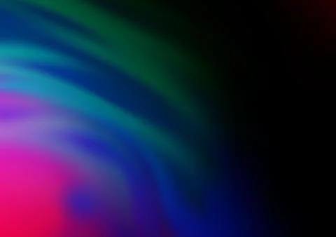 Dark Multicolor, Rainbow vector blurred and colored background. Illustrazione stock